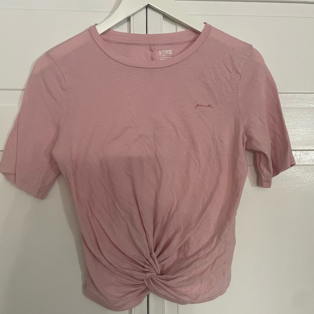 Excellent condition pink knotted top
